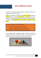 190 - Matemática - Área, Perímetro e Volume - 7º ano - PDF com 11 páginas - Foto 2