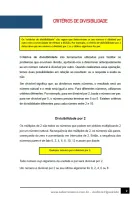 164 - Matemática - Critérios de Divisibilidade - 7º ano - PDF com 7 páginas - Foto 2