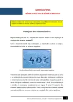 167 - Matemática - Números Inteiros - Números Positivos e Números Negativos - 7º ano - PDF com 6 páginas - Foto 2