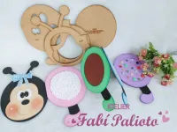 G1.702 Gabarito de Moldes em MDF Centopéia da Textura - Foto 4