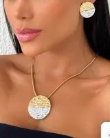 CONJUNTO TIFFANY BANHADO EM OURO 18K - Foto 2
