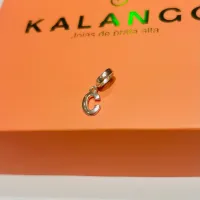 Berloque de Prata 950 - Letra C -  251354 - Foto 3