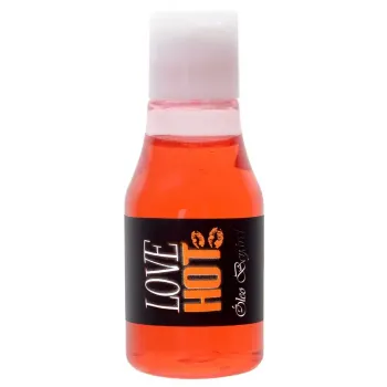 LOVE HOT ÓLEO BEIJÁVEL AROMÁTICO MORANGO 35ML - CHILLIES.                                                                                            LIBYSEXSHOP - Foto 2