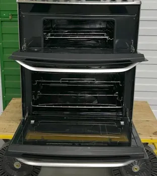 Fogão 5 Bocas Electrolux Prata com Forno Duplo e Timer Digital (76DXR)