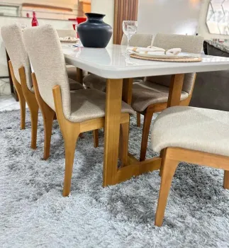 Conjunto Mesa de Jantar com 6 cadeiras - Foto 2