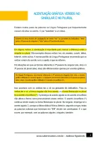 159 - Português - Gramática - Acentuação Gráfica: Verbos no Singular e no Plural - 7º ano - PDF com 4 páginas - Foto 2