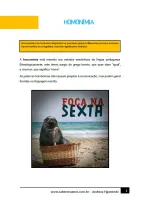 160 - Português - Gramática - Homonímia - 7º ano - PDF com 4 páginas - Foto 2
