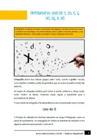129 - Português - Gramática - Ortografia - Uso do S, SS, C, Ç, SC, SÇ, X, XC - 7º ano - PDF com 7 páginas - Foto 2