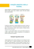 127 - Português - Gramática - Variação Linguística - 7º ano - PDF com 7 páginas - Foto 2