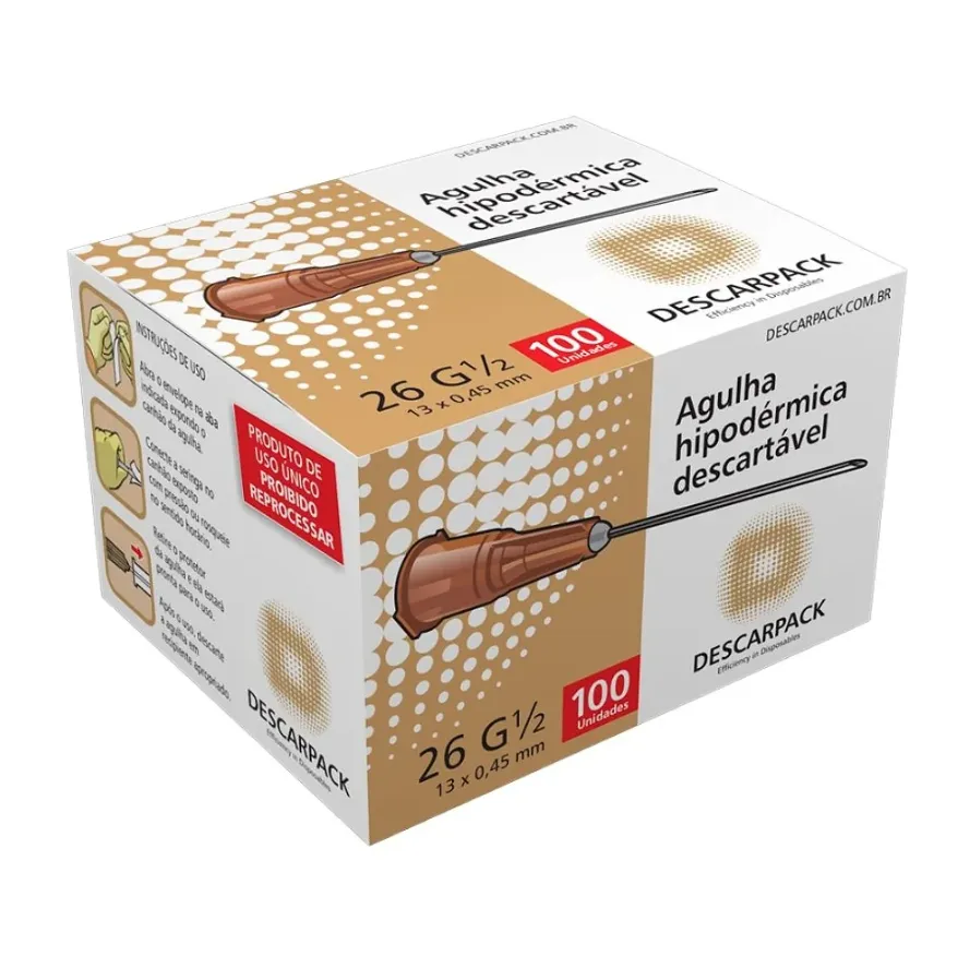Agulhas Hipodérmicas DESCARPACK Imagem