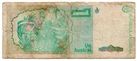 Argentina - 1 Austral - Cédula Estrangeira - UTG - Foto 2