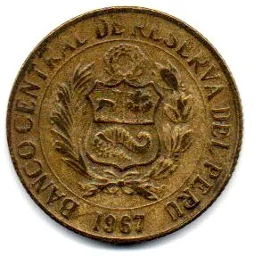 Peru - 1967 - 1/2 Sol