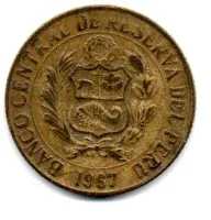 Peru - 1967 - 1/2 Sol