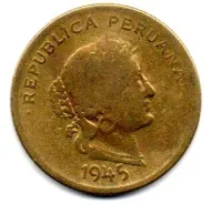 Peru - 1945 - 20 Centavos