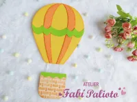  G1.704 Gabarito de Moldes em MDF Balão Big Meios de Transporte - Foto 3