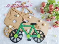 G1.707  Gabarito de Moldes em MDF Bicicleta  Big Meios de Transporte - Foto 2