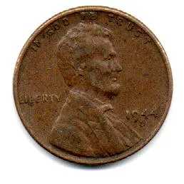 Estados Unidos - 1944D - 1 Cent - Wheat / Trigo