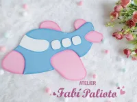 G1.711  Gabarito de Moldes em MDF Avião  Big Meios de Transporte - Foto 3