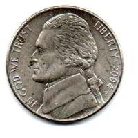 Estados Unidos - 2004P - 5 Cents (Bicentenary of Lewis and Clark Expedition. Keelboat)