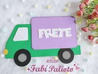 G1.713  Gabarito de Moldes em MDF Caminhão  Big Meios de Transporte - Foto 2