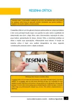 157 - Português - Produção Textual - Resenha Crítica - 7º ano - PDF com 5 páginas - Foto 2