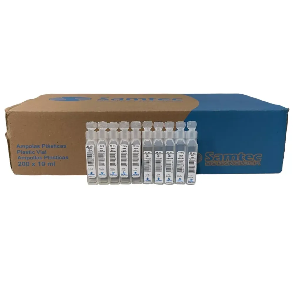 Água Destilada Para Injeção 10 ml SAMTEC Imagem