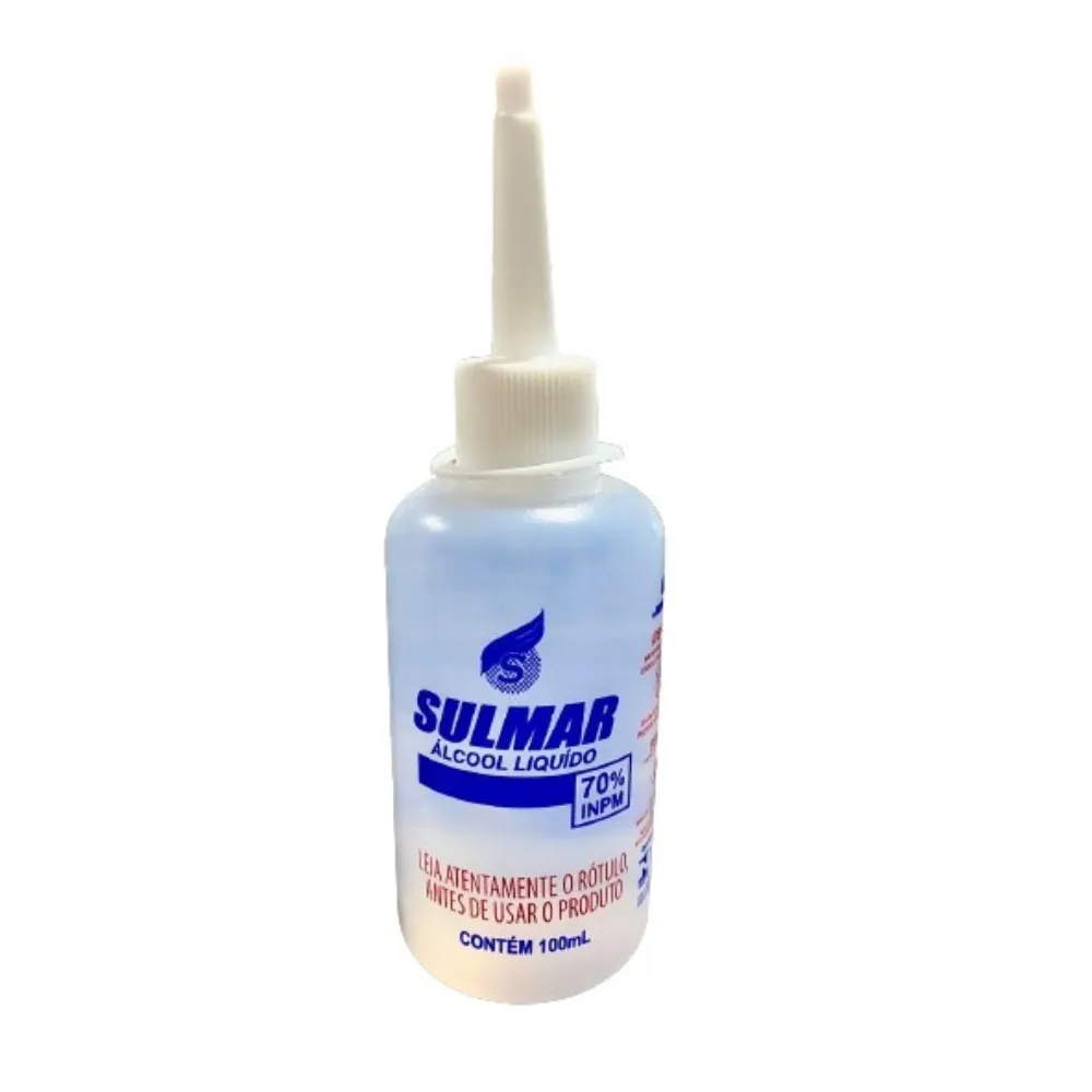 Alcool Liquido 70% 100ml SULMAR Imagem