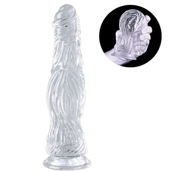 Plug Anal Silicone Dildo com Ventosa 27 x 6,5cm - 8457 Imagem