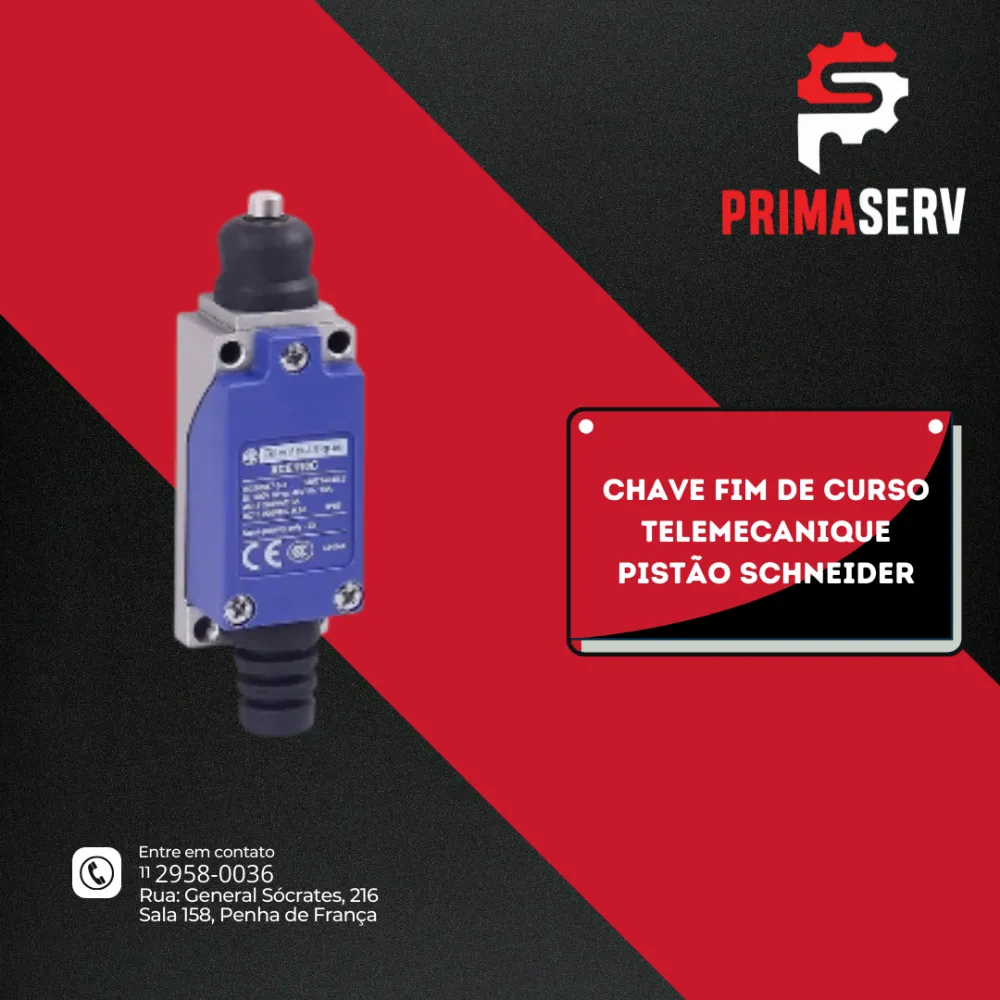 CHAVE FIM DE CURSO  TELEMECANIQUE PISTÃO SCHNEIDER