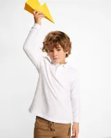 Camisa Polo Pique GAP Infantil Manga Longa Masculina - Foto 2
