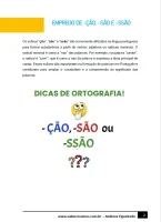 340 - Português - Gramática - Emprego de -ÇÃO, -SÃO e -SSÃO - 5º ano - PDF com 3 páginas - Foto 2