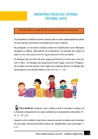 443 - Português - Gramática - Encontros Vocálicos - Ditongo - Tritongo - Hiato - 5º ano - PDF com 5 páginas - Foto 2
