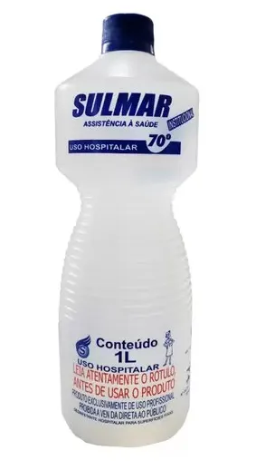 Álcool Liquido 70%  Litro SULMAR