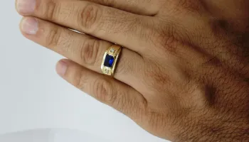 Anel de formatura ouro 18k (750) - AN380 - Foto 2