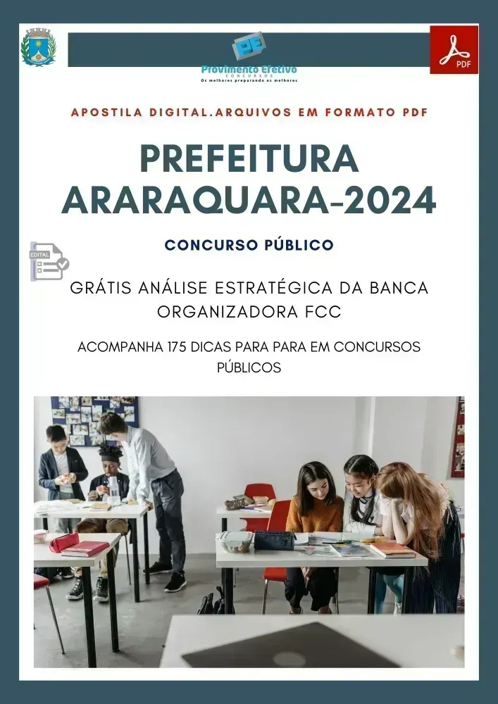 Apostila Araraquara Engenheiro Segurança do Trabalho 2024