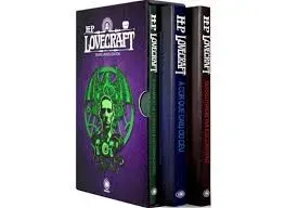 BOX H P LOVECRAFT OS MELHORES CONTOS 3 LIVROS (PRODUTO USADO - MUITO BOM)