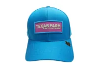 Ref: TF 735 - Boné Country Texas Farm - Cor Azul Turquesa