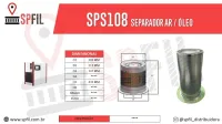 Separador Ar / Óleo  SPS108