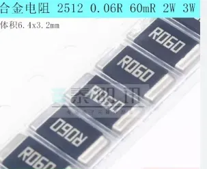 RESISTOR   R060   SMD 2512  R060   2W   1%