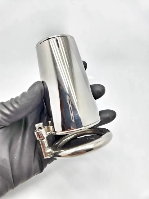 ANEL PENIANO GAIOLA DE CASTIDADE COM CADEADO