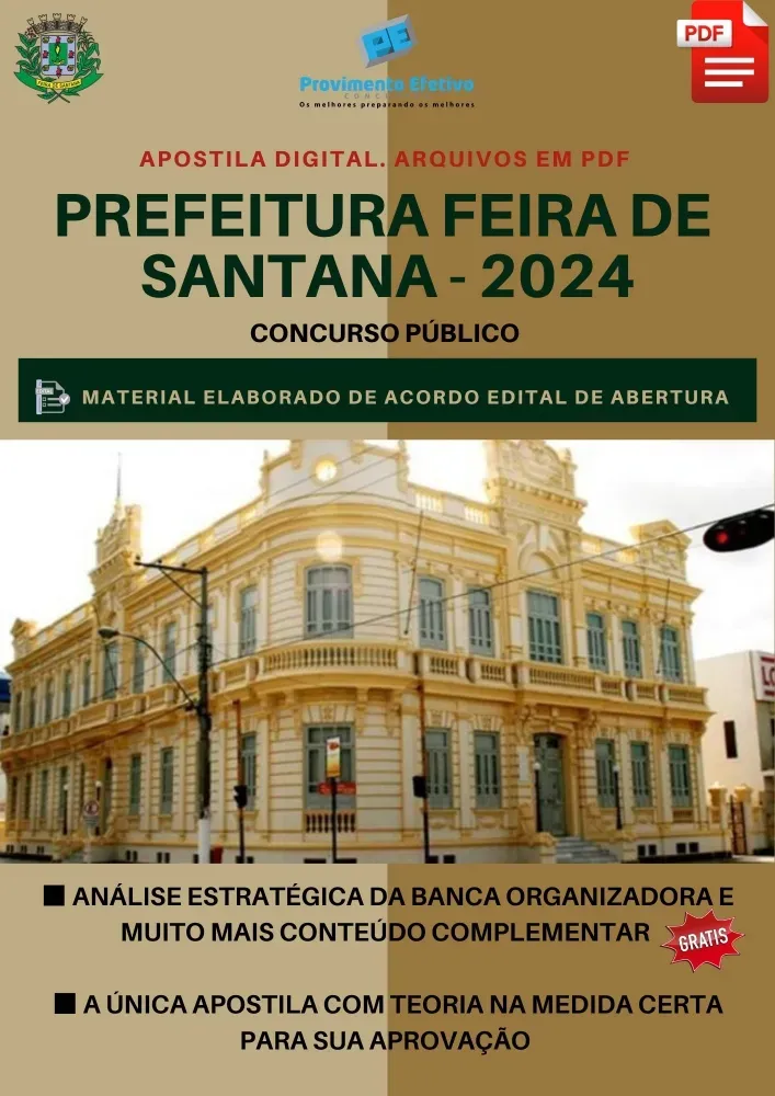 Apostila Feira de Santana Agente Endemias 2024