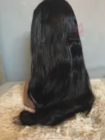 60/65cm  350 gramas Lace Front HD humana Eda  cabelo brasileiro reparticao livre big - Foto 10