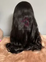 Eda 60/65cm  350 gramas Lace Front HD humana Eda  cabelo brasileiro reparticao livre big - Foto 12