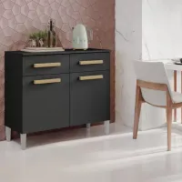 Balcão Juma Com Tampo  90 cm 