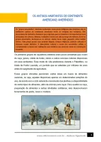 314 - História - A História e a Natureza - Os Antigos Habitantes do Continente Americano: Ameríndios - 6º ano - PDF com 4 páginas - Foto 2