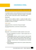225 - Português - Gramática - Concordância Verbal - 6º ano - PDF com 10 páginas - Foto 2