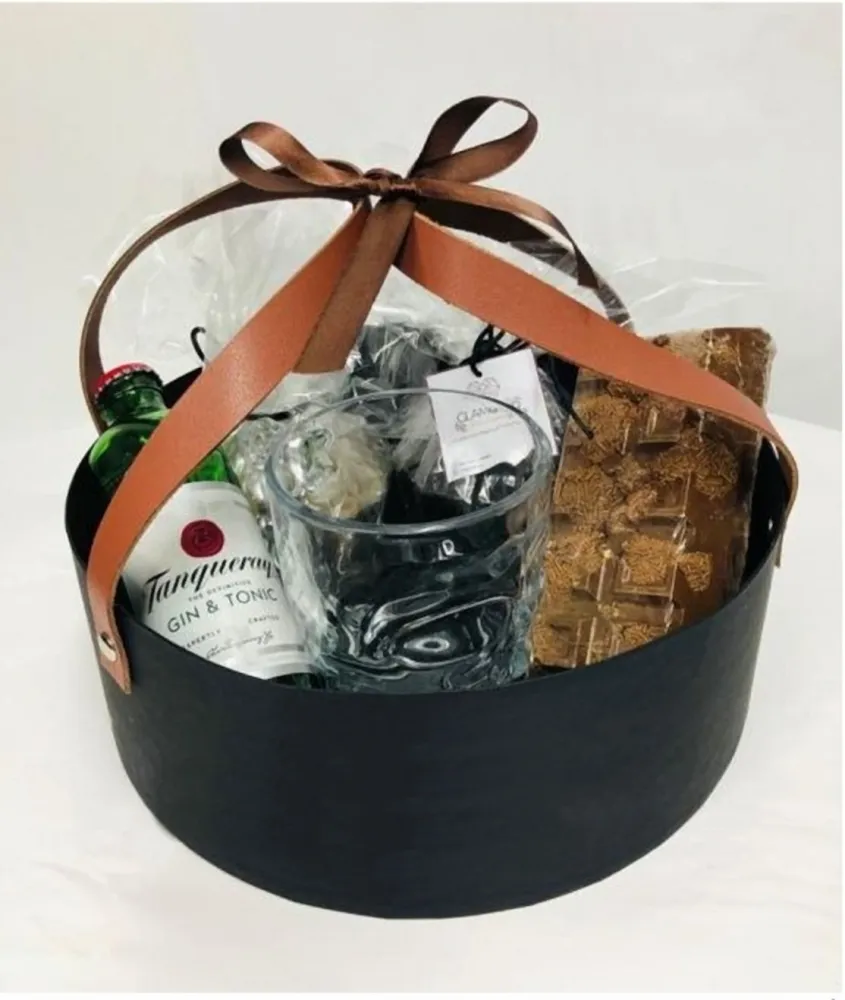 Redonda Diam. 27,0 x 10,0 Altura - Cartonagem Sacola C/ Alça