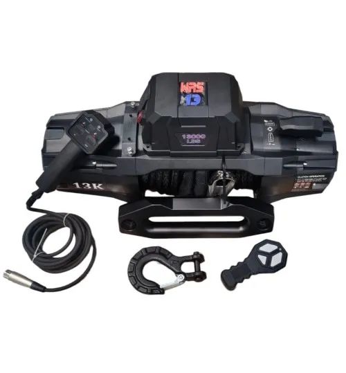 Guincho Elétrico WRS 13000LBS Com Cabo Sintético 12V