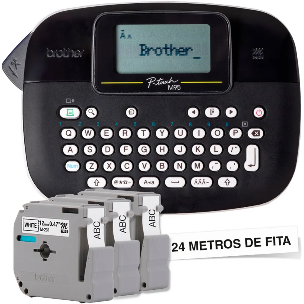 Rotulador  Eletrônico  Brother  PT-M95BKBP Imagem