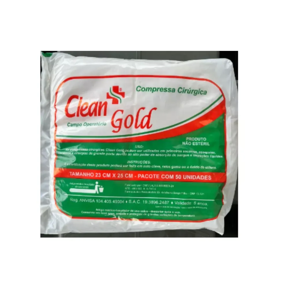 Campo Operatorio Nao Esteril  23X25 cm CLEAN GOLD